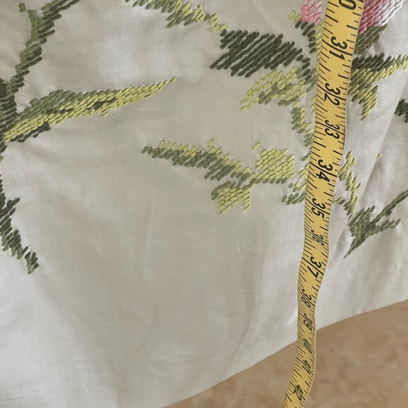 Vintage Floral Embroidered Strapless Dress - Picture 12 of 16